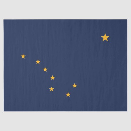 アラスカ州旗 薄葉紙 (正面)