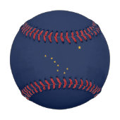 アラスカ州旗 野球ボール (裏面)