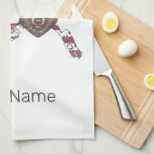 アラスカ州統一された州マップヴィンテージUSA キッチンタオル (四つ折り)