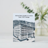 アラスカ州首都ジュノー日付1930ヴィンテージ ポストカード (スタンド正面)