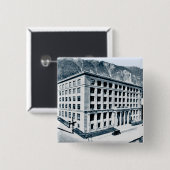 アラスカ州首都ジュノー日付1930ヴィンテージ 缶バッジ (正面&裏面)