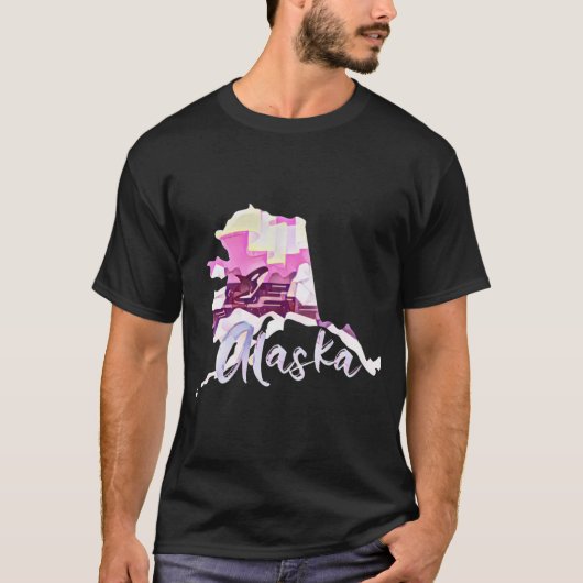 アラスカ州4 Tシャツ (正面)