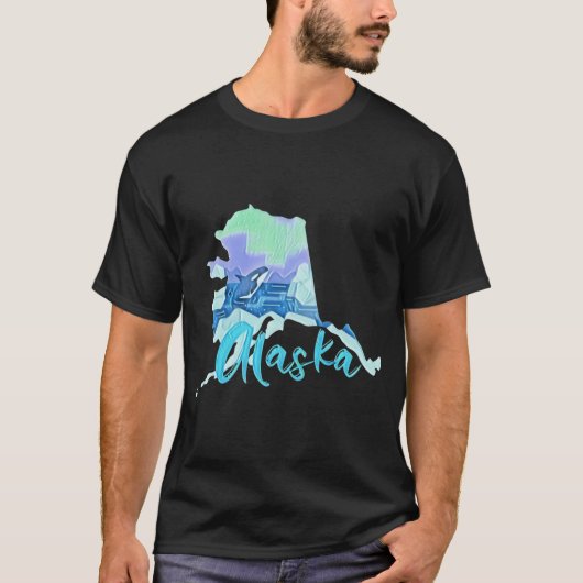 アラスカ州5 Tシャツ (正面)
