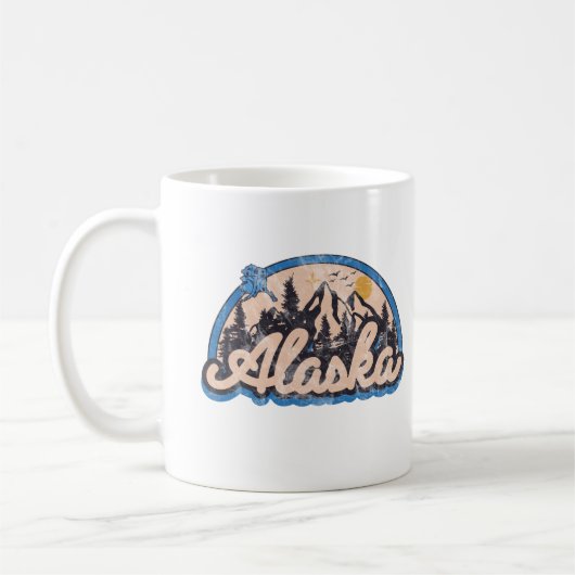 アラスカ州 コーヒーマグカップ (左)