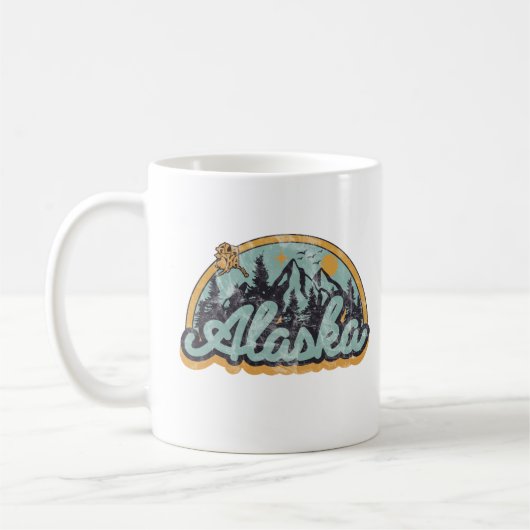 アラスカ州 コーヒーマグカップ (左)