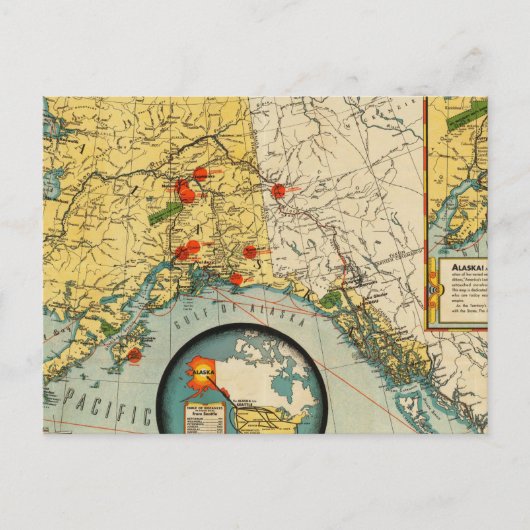 アラスカ州 ポストカード (正面)
