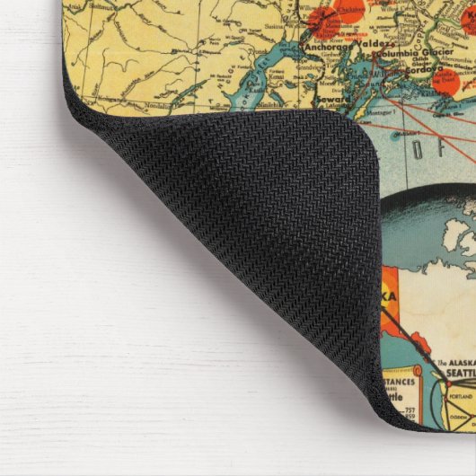 アラスカ州 マウスパッド (コーナー)