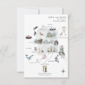 アラスカ州 |目的地の結婚式の日程マップ (正面)