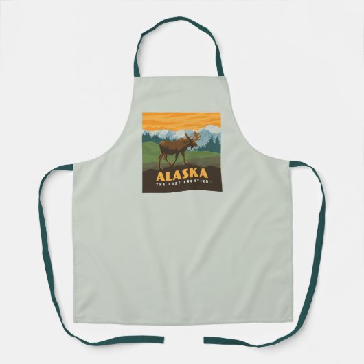 アラスカ州 | Frontier Moose エプロン (正面)