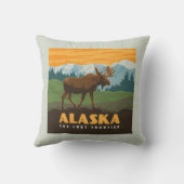 アラスカ州 | Frontier Moose クッション (裏面)