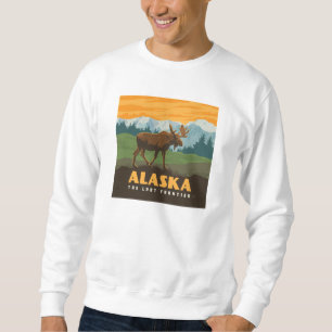 アラスカ州 Frontier Moose スウェットシャツ