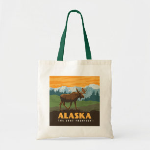 アラスカ州 Frontier Moose トートバッグ