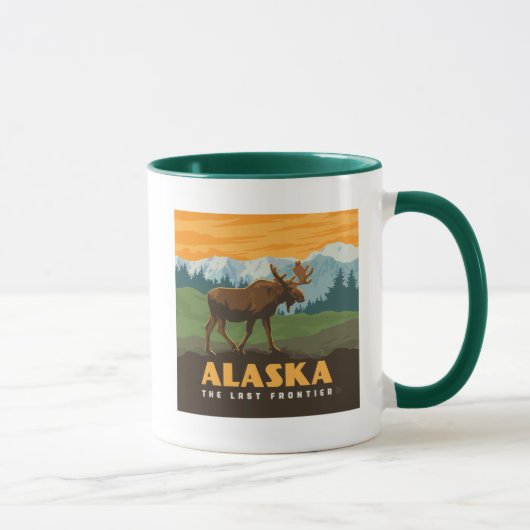 アラスカ州 | Frontier Moose マグカップ (右)