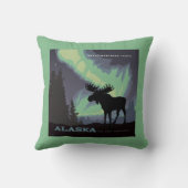 アラスカ州 | Northern Lightsムース クッション (裏面)