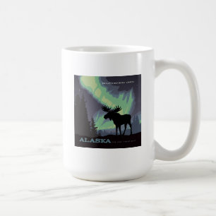 アラスカ州   Northern Lightsムース コーヒーマグカップ