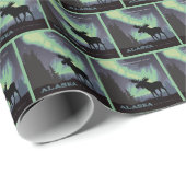 アラスカ州 | Northern Lightsムース ラッピングペーパー (ロールコーナー)