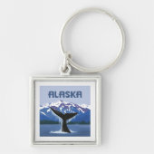 アラスカ州 | Whale Tale キーホルダー (正面)