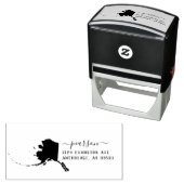 アラスカ差出人住所スタンプ自己インキング セルフインキングスタンプ (インサイチュ)