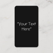 アラスカ彫刻された木製トーテムポール写真デザイン 名刺 (裏面)