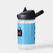 アラスカ戦闘漁師バッジ ウォーターボトル (左面)