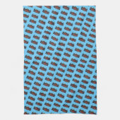 アラスカ戦闘漁師バッジ キッチンタオル (縦)