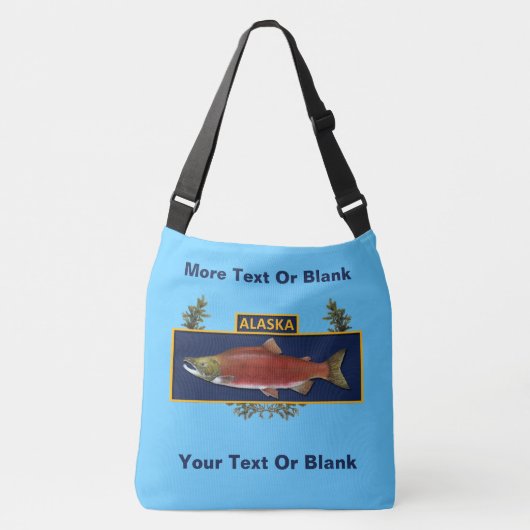 アラスカ戦闘漁師バッジ クロスボディバッグ (正面)