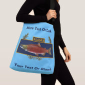 アラスカ戦闘漁師バッジ クロスボディバッグ (クローズアップ)