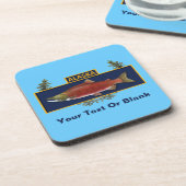 アラスカ戦闘漁師バッジ コースター (左側)