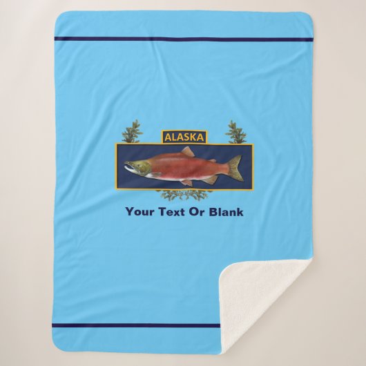 アラスカ戦闘漁師バッジ シェルパブランケット (正面)
