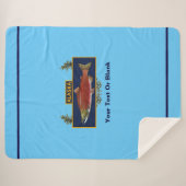 アラスカ戦闘漁師バッジ シェルパブランケット (正面(横))