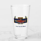 アラスカ戦闘漁師バッジ タンブラーグラス (正面)