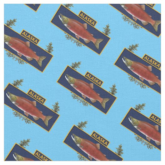 アラスカ戦闘漁師バッジ ファブリック (クローズアップ)