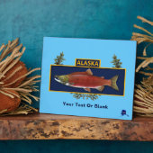 アラスカ戦闘漁師バッジ フォトプラーク (側面)