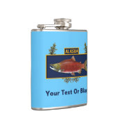 アラスカ戦闘漁師バッジ フラスク (右)