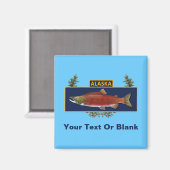 アラスカ戦闘漁師バッジ マグネット (正面/裏面)