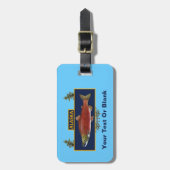 アラスカ戦闘漁師バッジ ラゲッジタグ (正面縦)