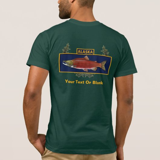 アラスカ戦闘漁師バッジ Tシャツ (裏面)