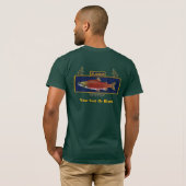 アラスカ戦闘漁師バッジ Tシャツ (裏面フル)