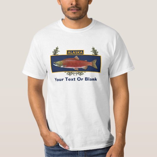 アラスカ戦闘漁師バッジ Tシャツ (正面)