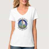 アラスカ旅行のロゴ Tシャツ (正面)