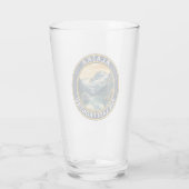 アラスカ旅行アートバッジ タンブラーグラス (裏面)