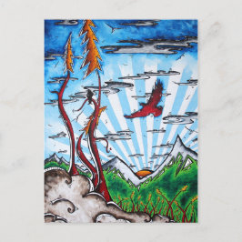 アラスカ旅行芸術はがき、アラスカを訪問！ ポストカード