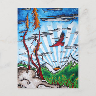 アラスカ旅行芸術はがき、アラスカを訪問！ ポストカード