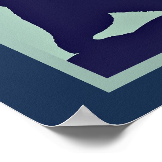 アラスカ旅行 ポスター (角)