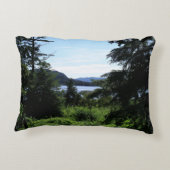 アラスカ景観美しいアラスカ写真 アクセントクッション (裏面)