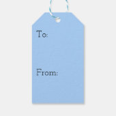 アラスカ景観美しいアラスカ写真 ギフトタグ (裏面)