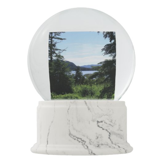 アラスカ景観美しいアラスカ写真 スノーグローブ (正面)