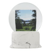 アラスカ景観美しいアラスカ写真 スノーグローブ (裏面)