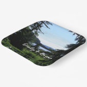 アラスカ景観美しいアラスカ写真 ペーパープレート (傾斜あり)