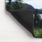 アラスカ景観美しいアラスカ写真 マウスパッド (コーナー)